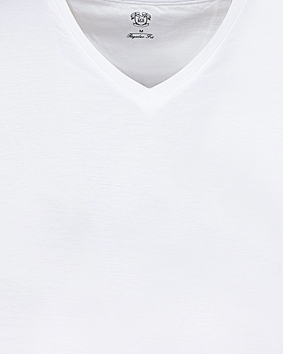 Ds Damat Regular Fit Beyaz T-shirt. 2