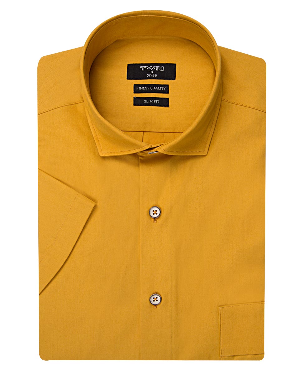 Ds Damat Twn Slim Fit Sarı Gömlek. 3