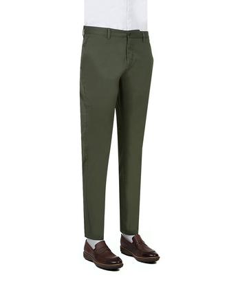 Twn Slim Fit Yeşil Armürlü Chino Pantolon - 8681779136002 | D'S Damat