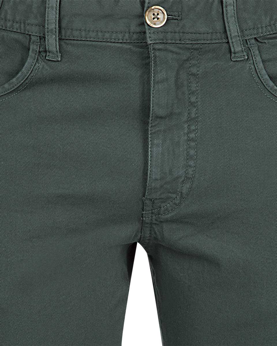 Ds Damat Slim Fit Yeşil Chino Pantolon. 2