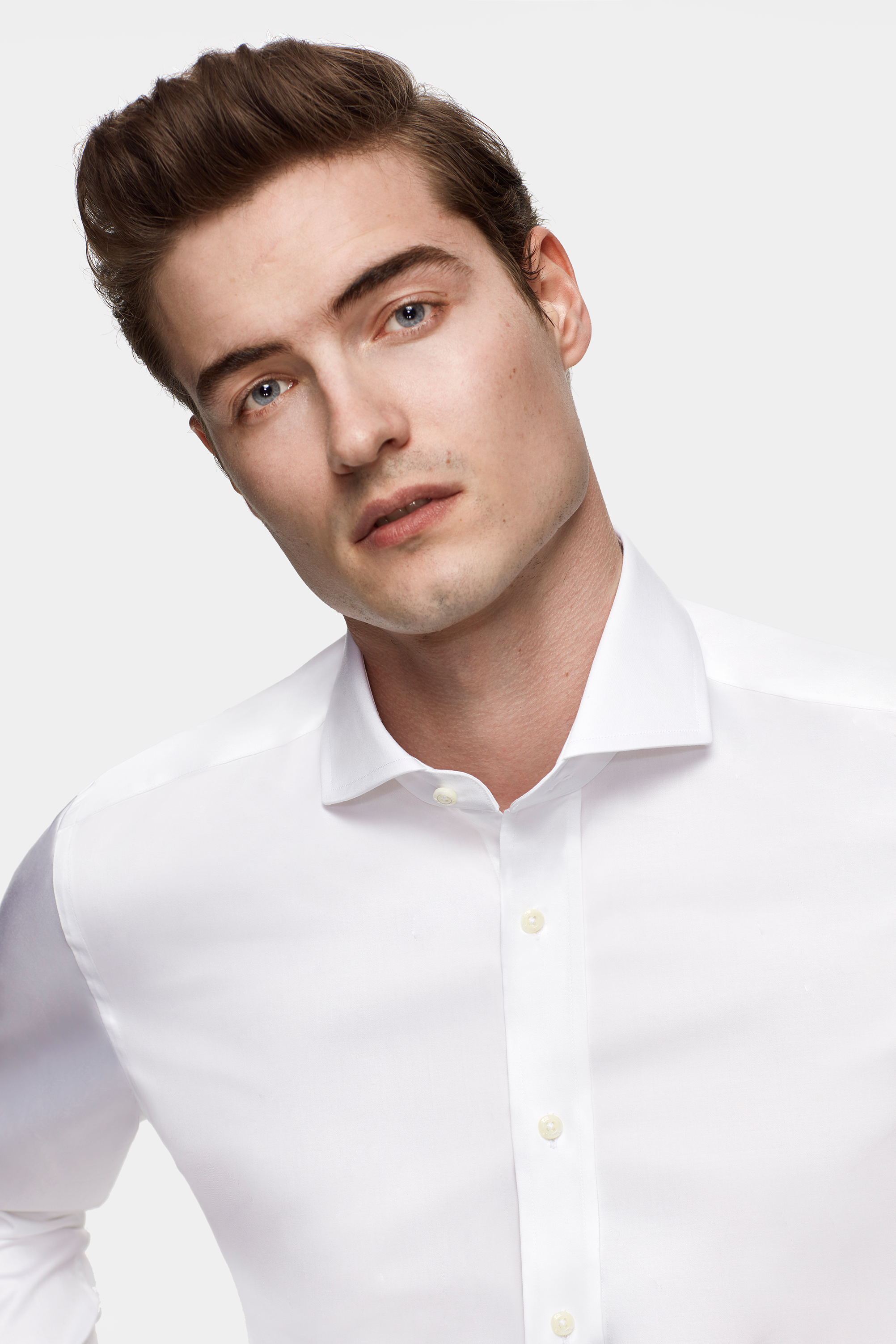 Damat Tween Damat Comfort Beyaz Düz Gömlek. 3