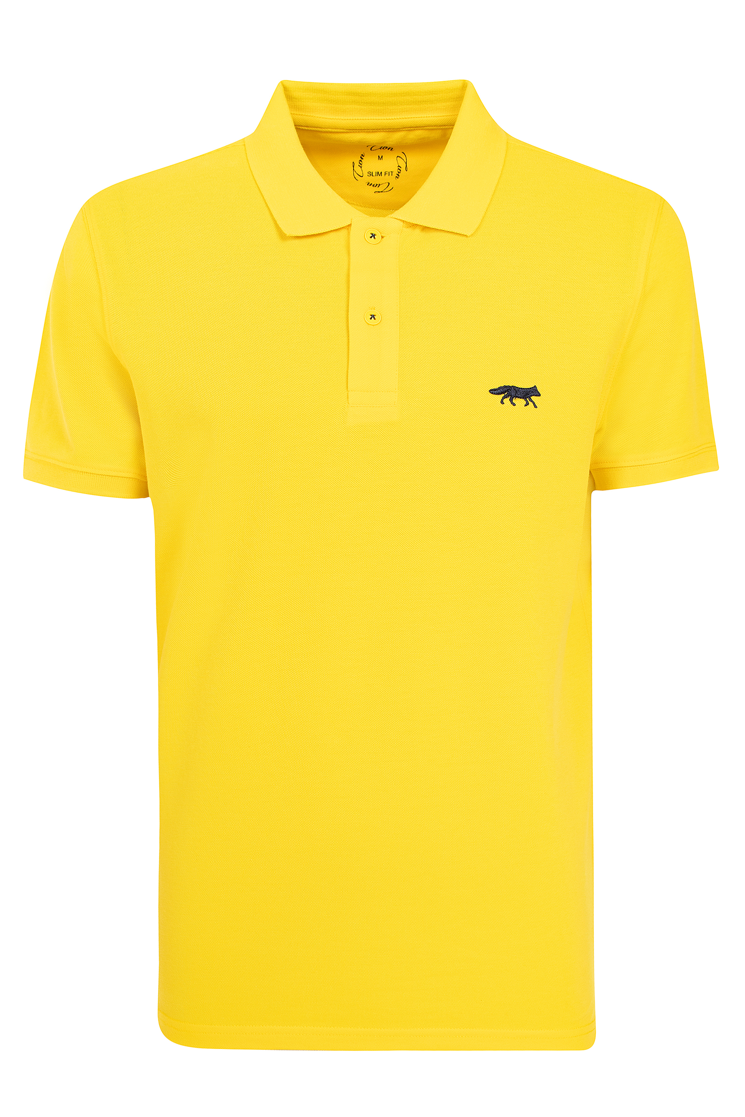 Ds Damat Twn Slim Fit Sarı Pike Dokulu T-shirt. 1