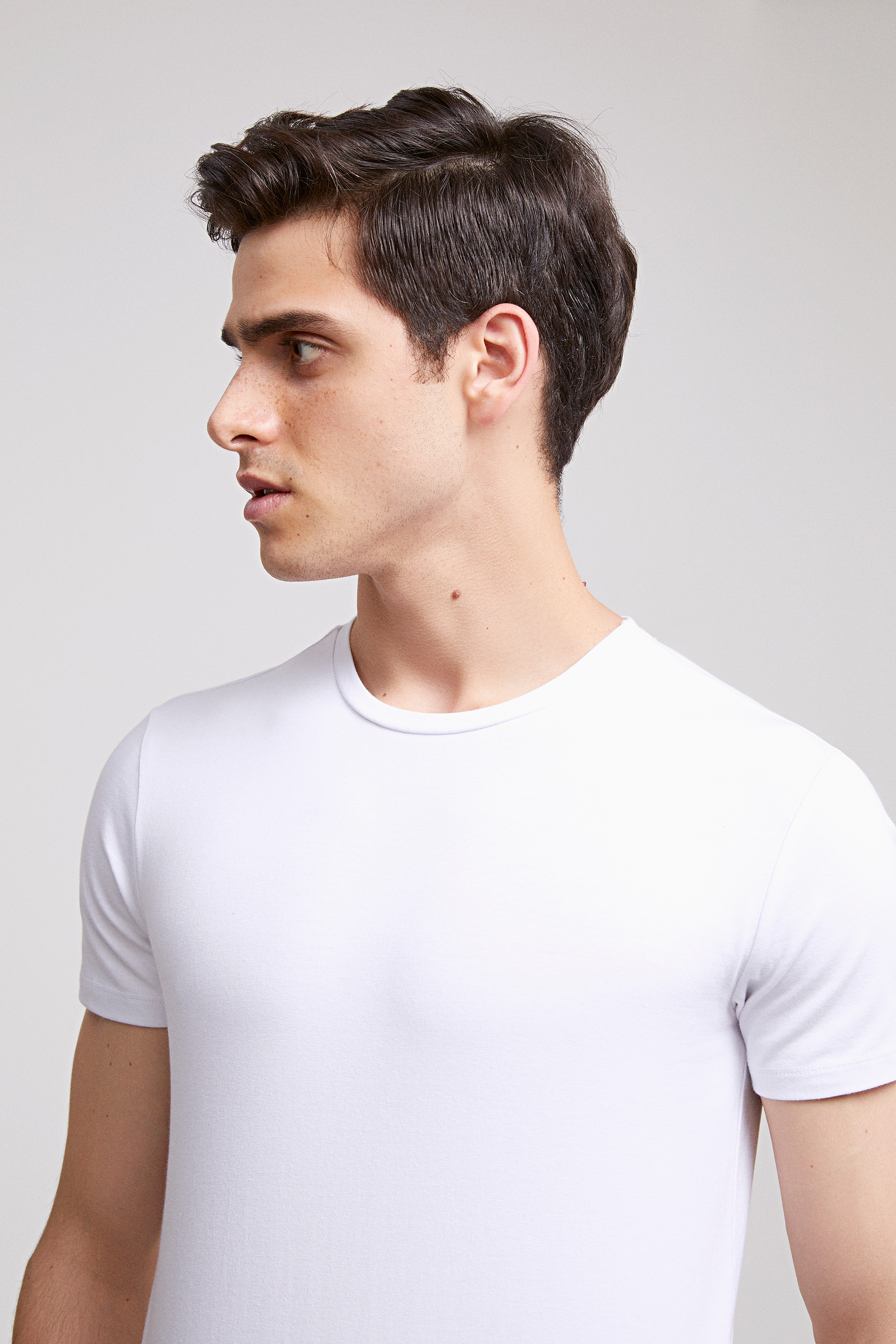 Ds Damat Slim Fit Beyaz T-shirt. 1