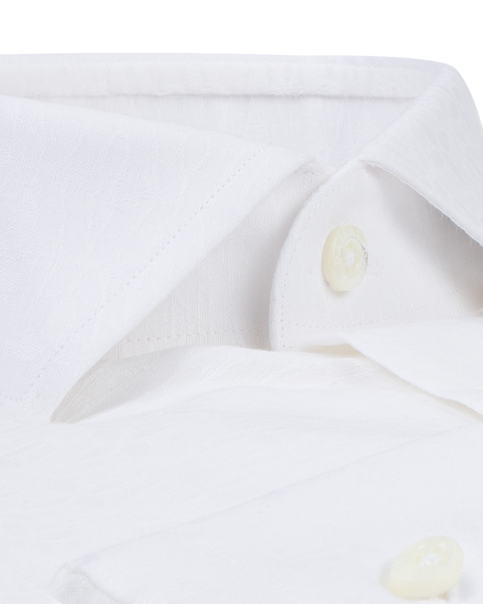Damat Tween Damat Slim Fit Beyaz Desenli Gömlek. 1