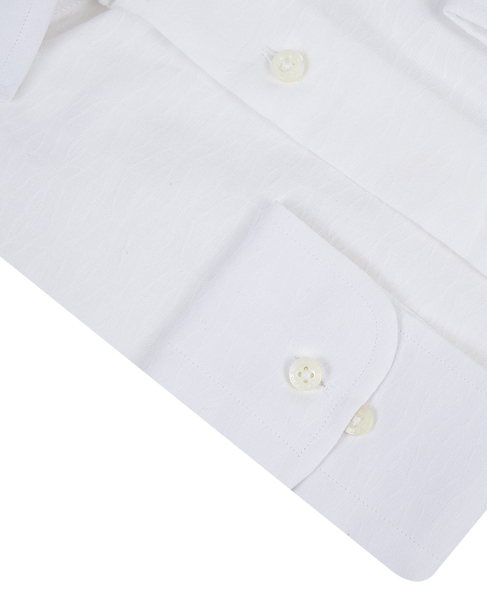 Damat Tween Damat Slim Fit Beyaz Desenli Gömlek. 4