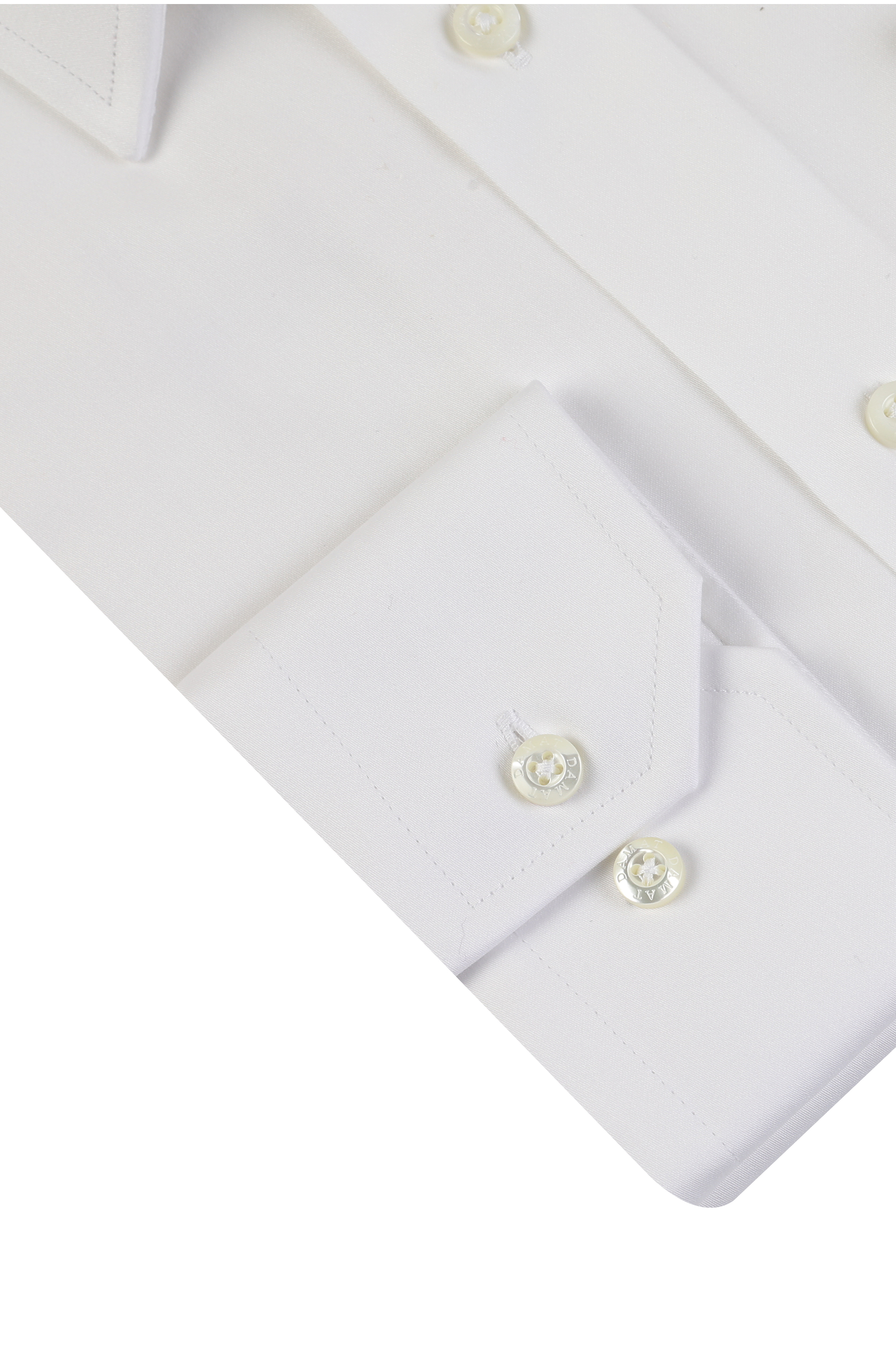 Damat Tween Damat Slim Fit Beyaz Düz Nano Care Gömlek. 1