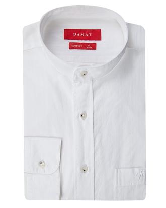 Damat Comfort Beyaz Desenli Gömlek - 8681649562825 | Damat Tween
