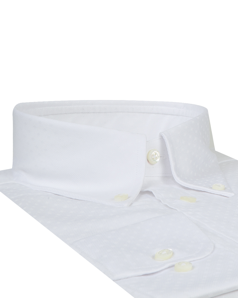 Damat Tween Damat Comfort Beyaz Desenli Gömlek. 4