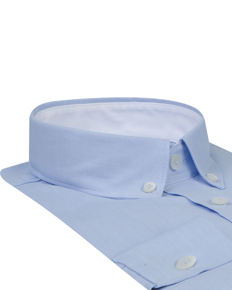 Damat Tween Tween Slim Fit Mavi Düz Baskılı Gömlek. 1