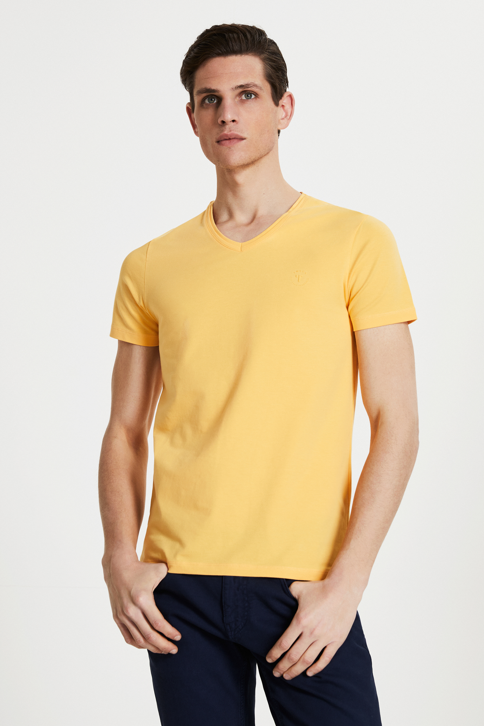 Damat Tween Tween Sarı Baskılı Baskılı T-Shirt. 2