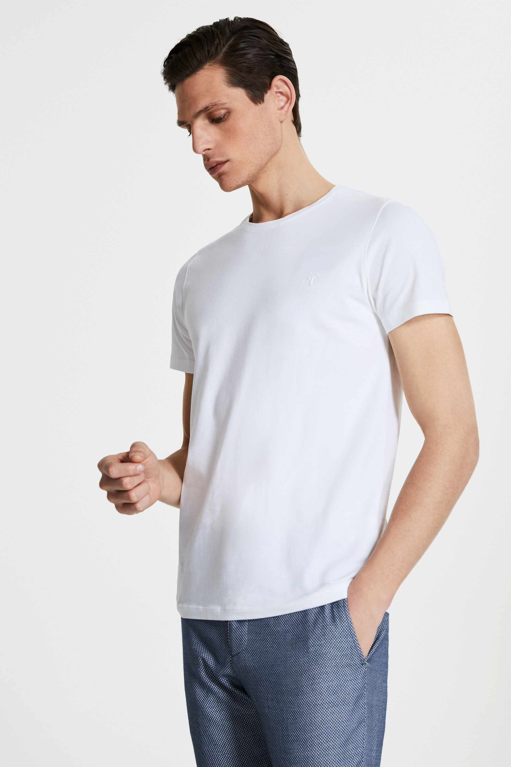 Damat Tween Tween Beyaz Baskılı T-shirt. 1