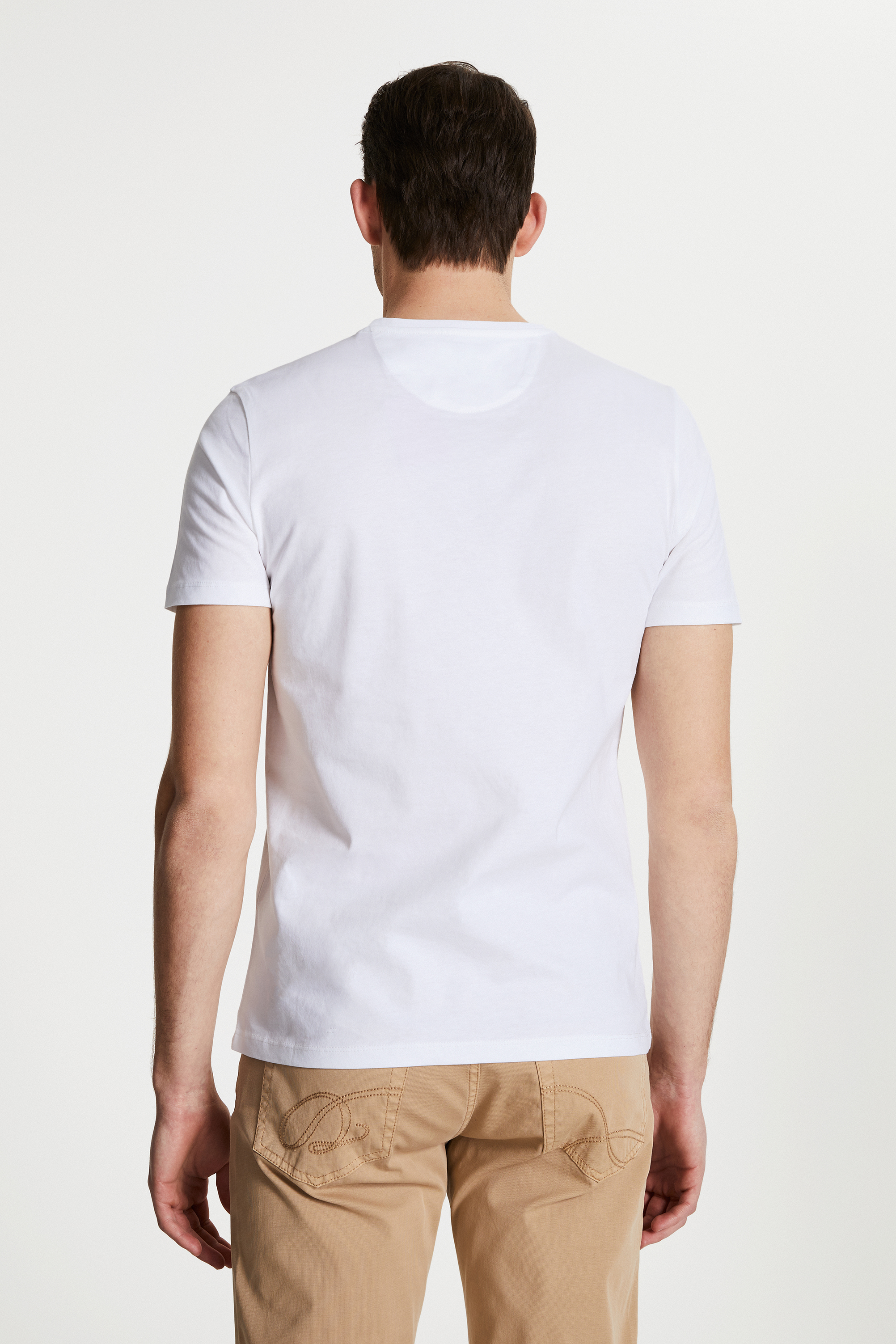 Damat Tween Damat Beyaz Çizgili Baskılı T-shirt. 1