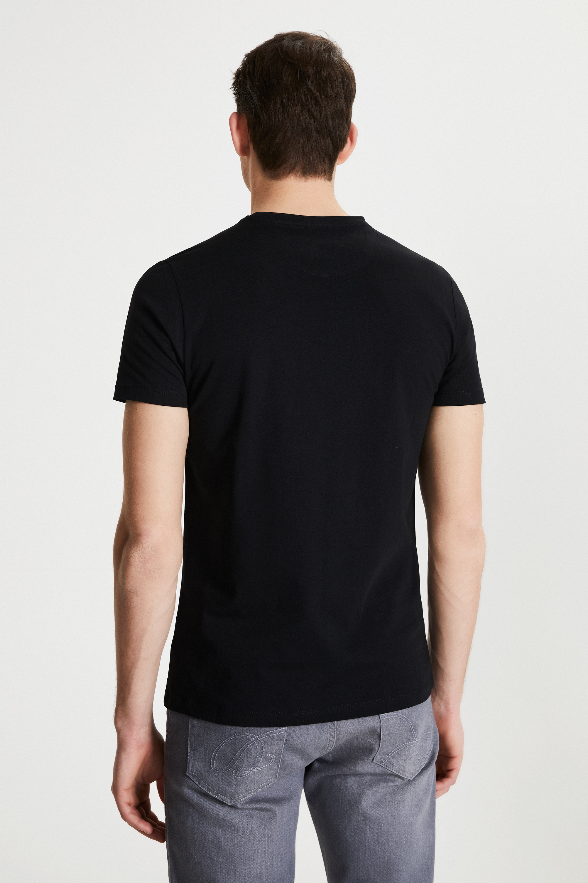 Damat Tween Damat Siyah Çizgili Baskılı T-shirt. 5