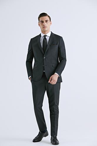 Tween Slim Fit Antrasit Düz Takım Elbise - 8682365049928 | Damat Tween
