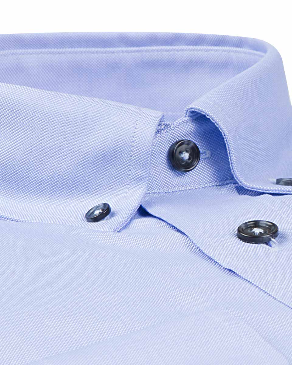 Damat Tween Damat Comfort Mavi Düz Easy Care Gömlek. 1