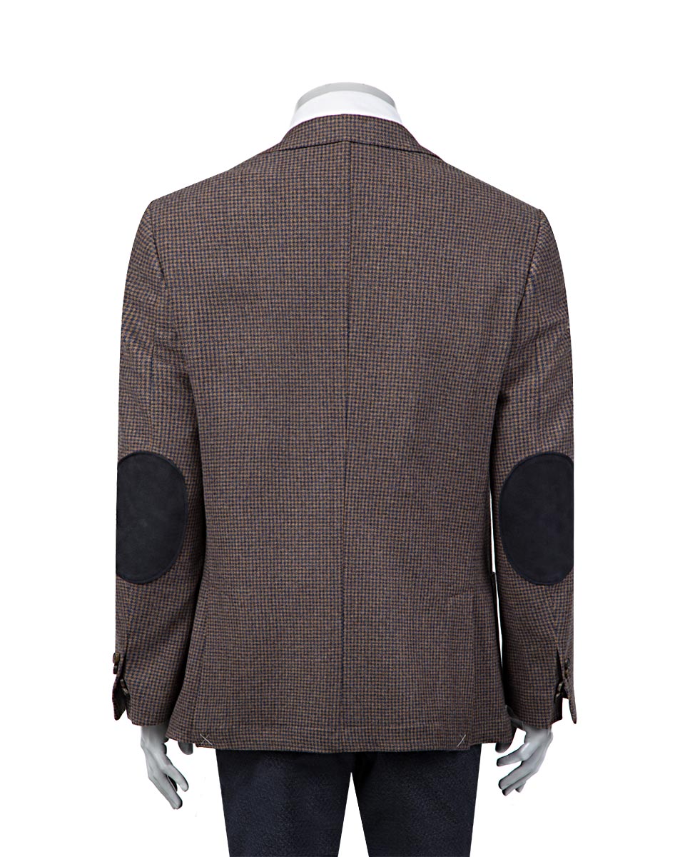 Damat Tween Damat Regular Fit Tarçın Desenli Kumaş Ceket. 5