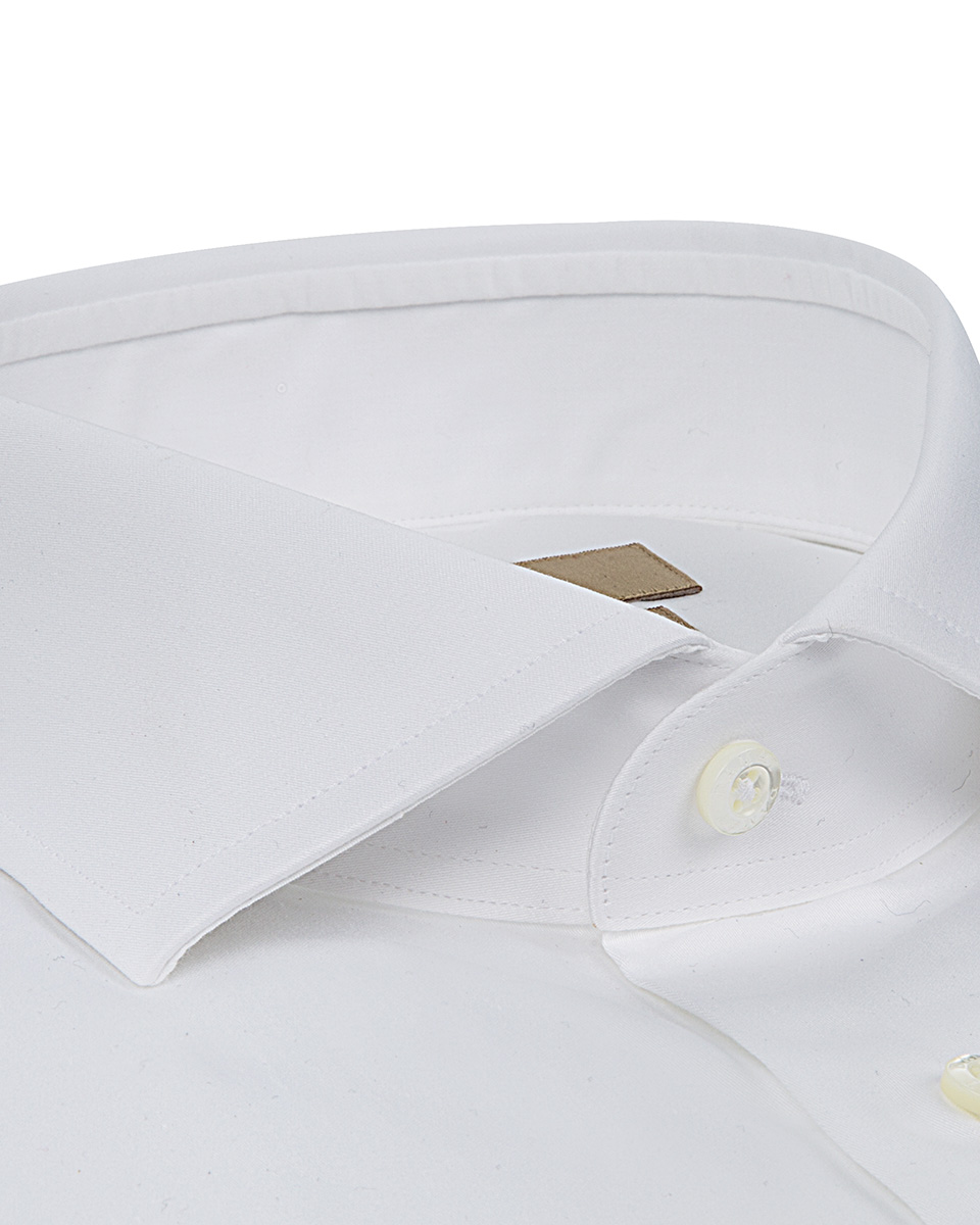 Damat Tween Damat Slim Fit Beyaz Düz Nano Care Gömlek. 3