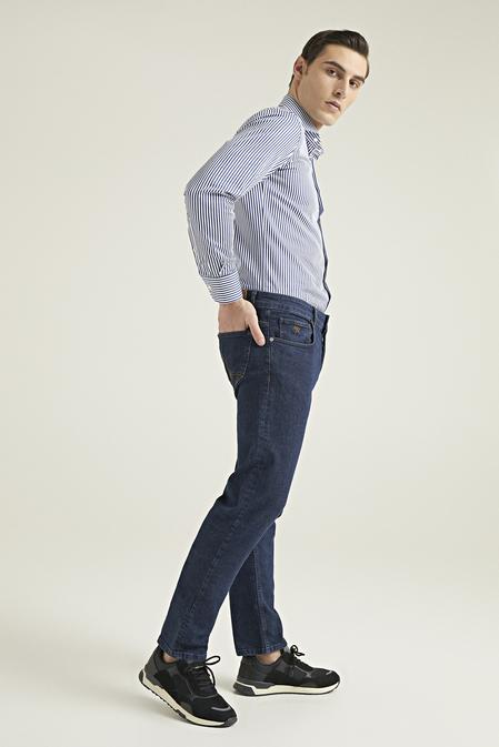 Damat Slim Fit Lacivert Denim Pantolon - 8682364408283 | Damat Tween