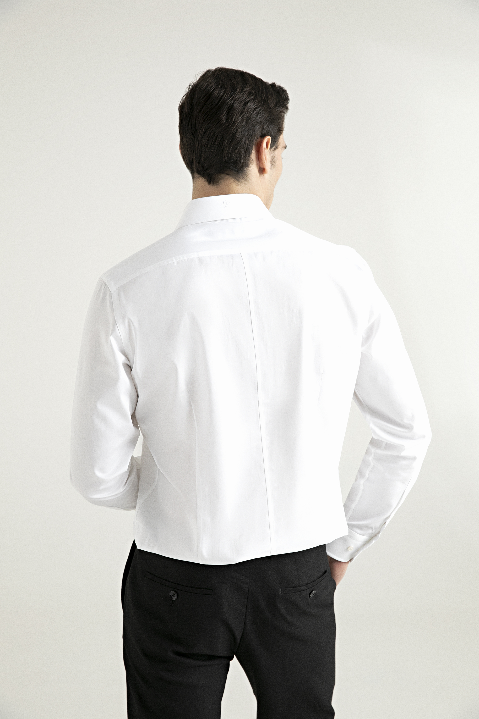Damat Tween Damat Slim Fit Beyaz %100 Pamuk Gömlek. 4