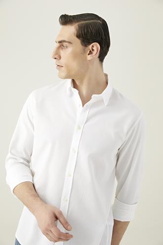 Tween Slim Fit Beyaz Gömlek - 8682365208387 | Damat Tween