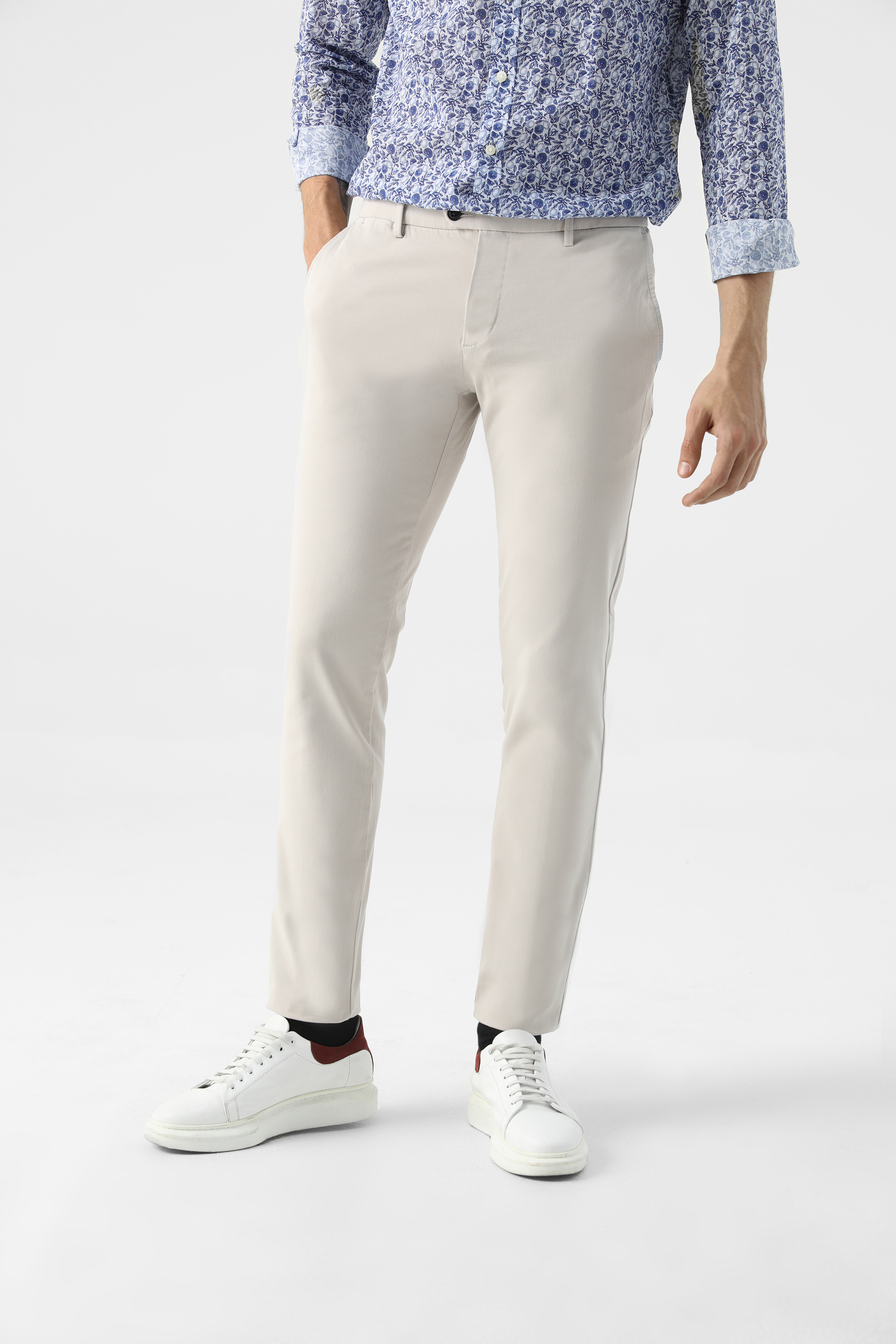 Damat Tween Damat Slim Fit Taş Chino Pantolon. 1