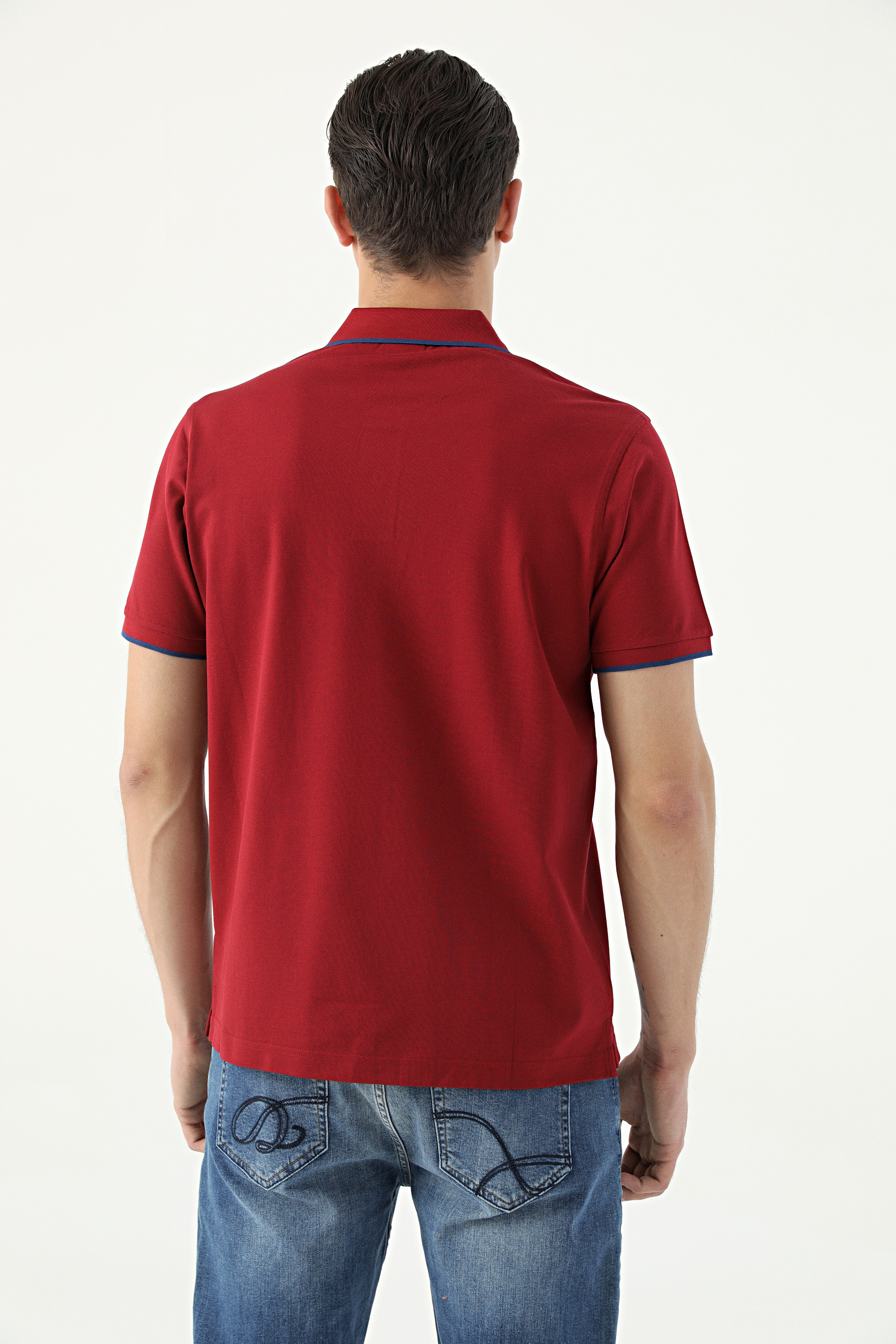Damat Tween Damat Bordo 60/2 Merserize T-Shirt. 4