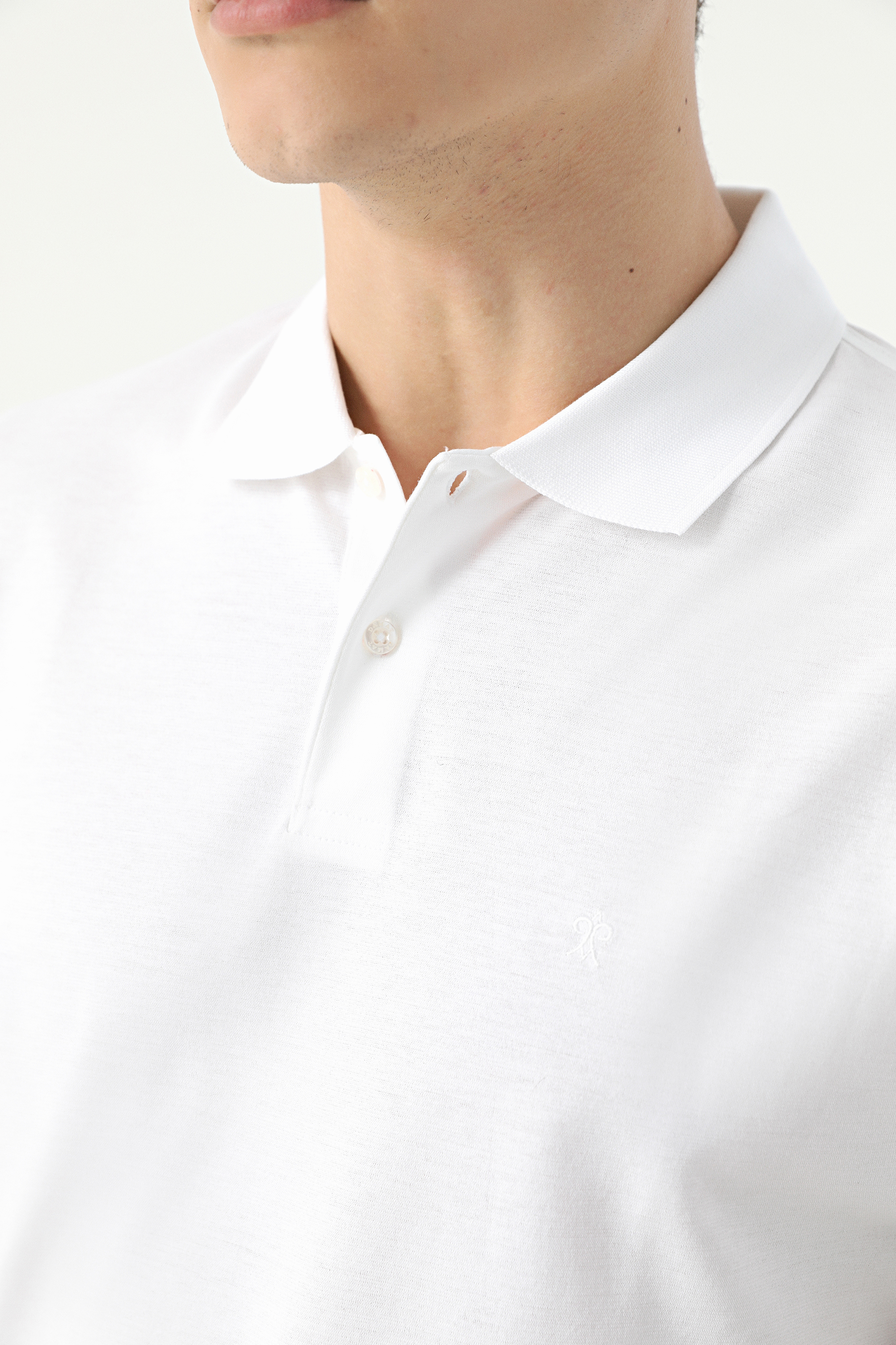 Damat Tween Damat Beyaz 60/2 Merserize T-Shirt. 3