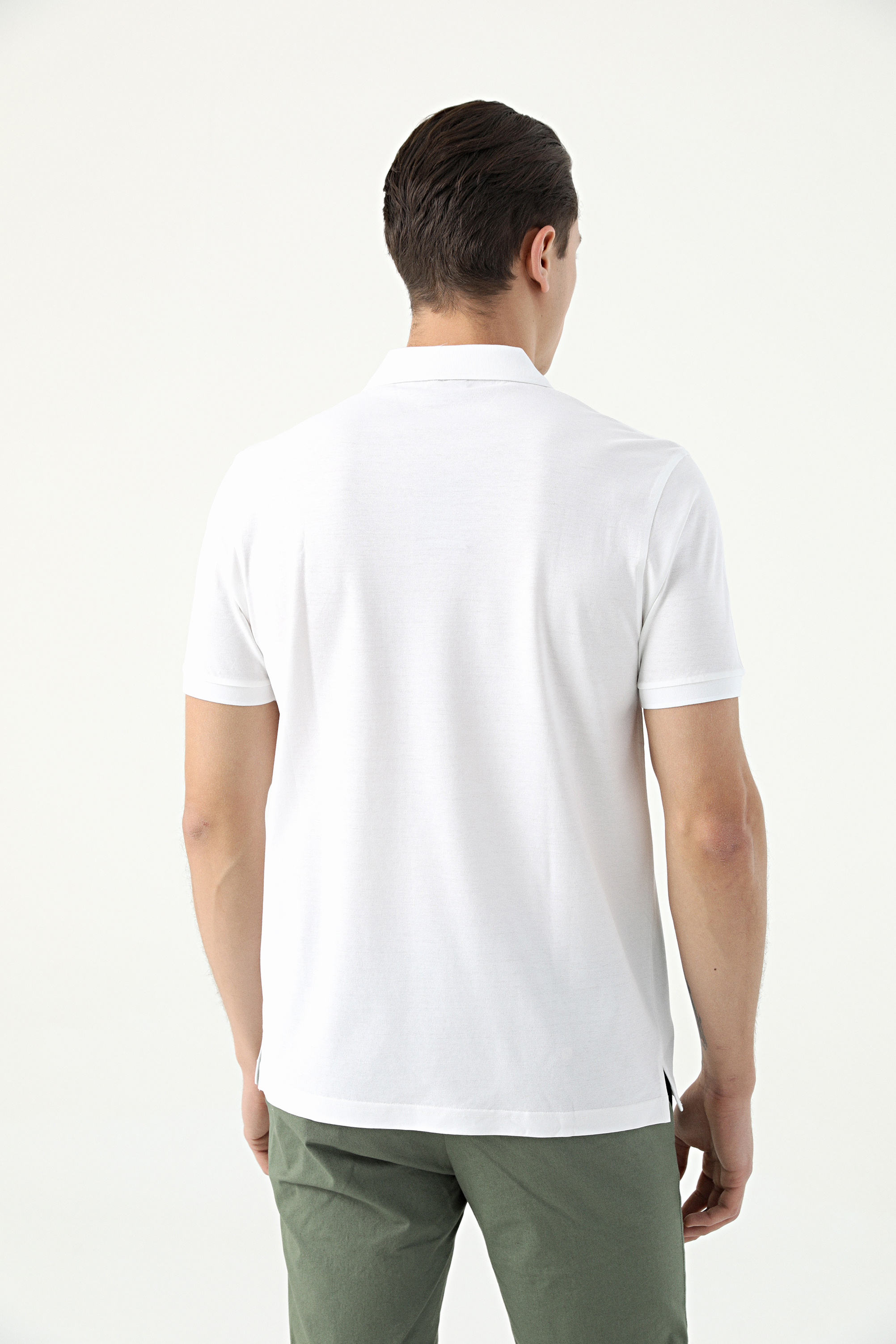 Damat Tween Damat Beyaz 60/2 Merserize T-Shirt. 4