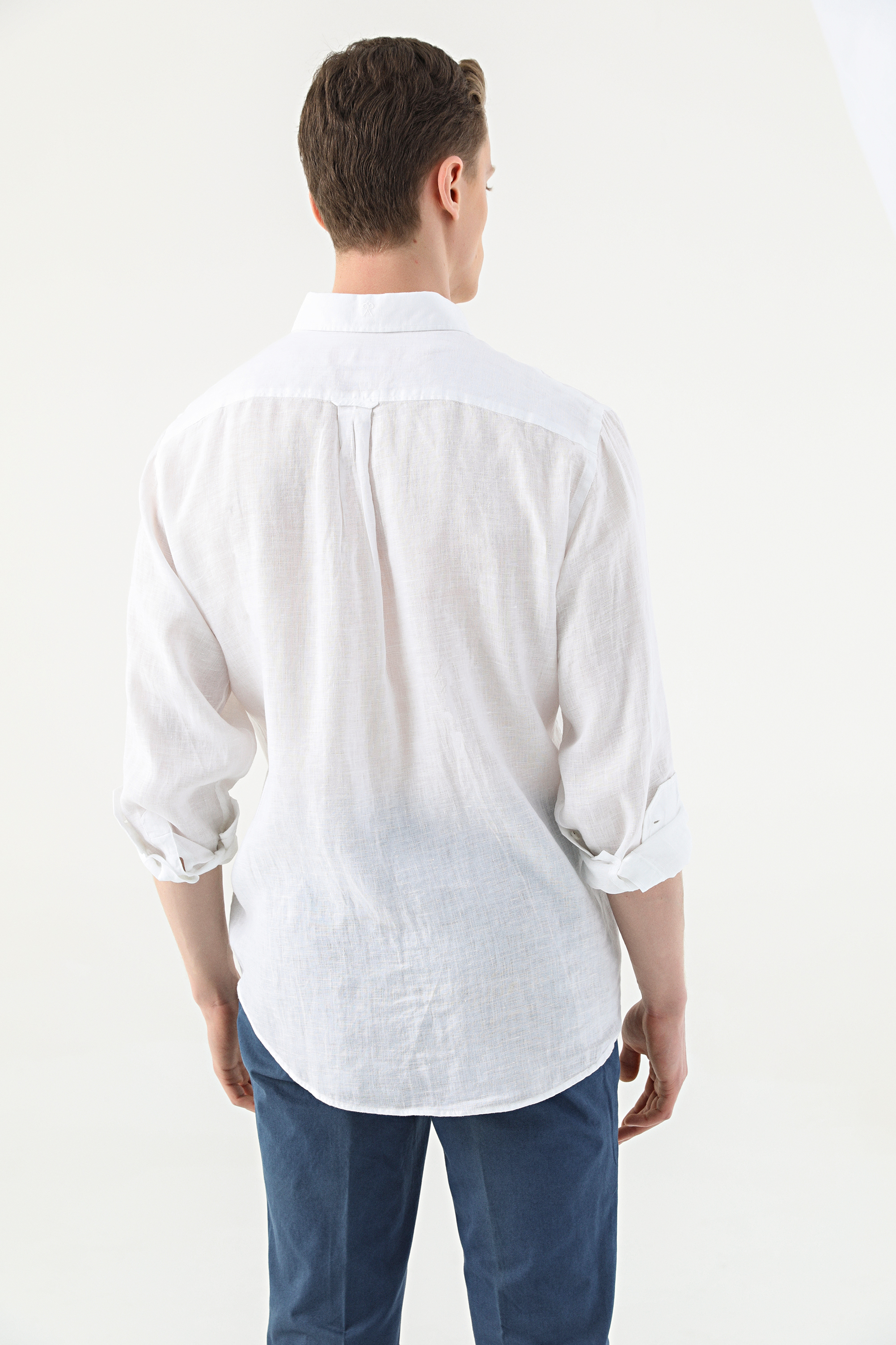 Damat Tween Damat Comfort Beyaz Düz Gömlek. 4