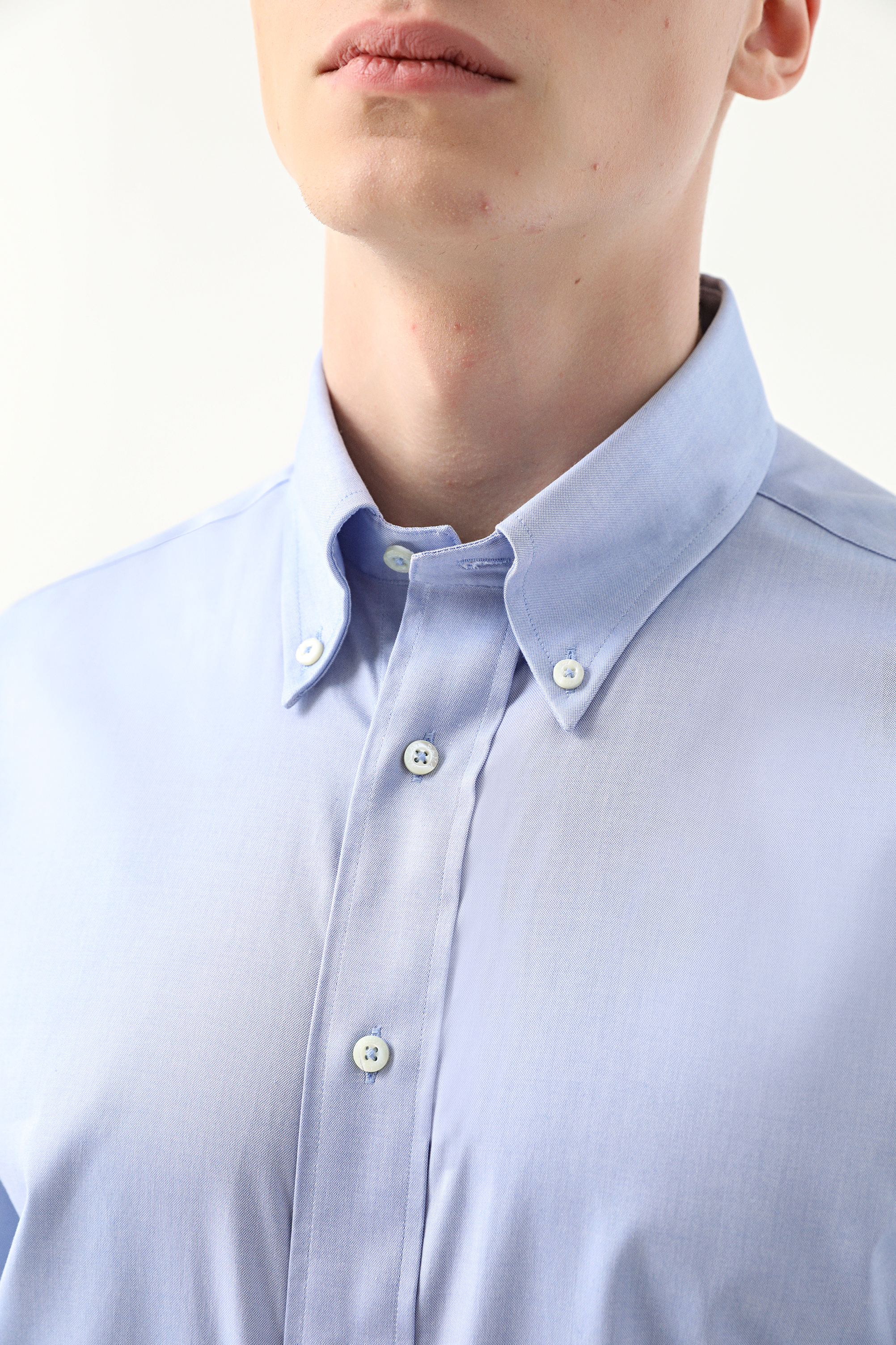 Damat Tween Damat Comfort Mavi Düz Gömlek. 3