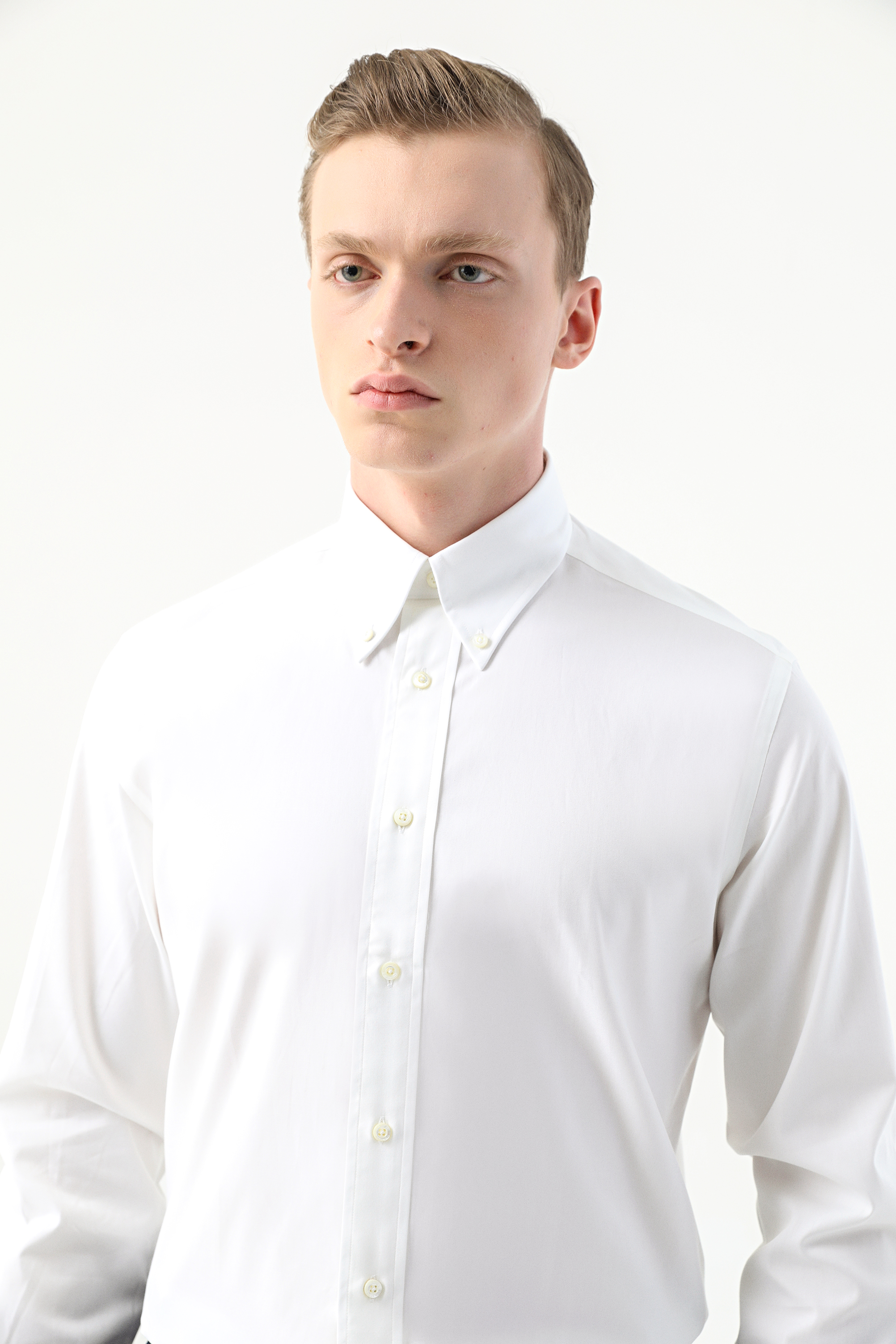 Damat Tween Damat Comfort Beyaz Düz Nano Care Gömlek. 1
