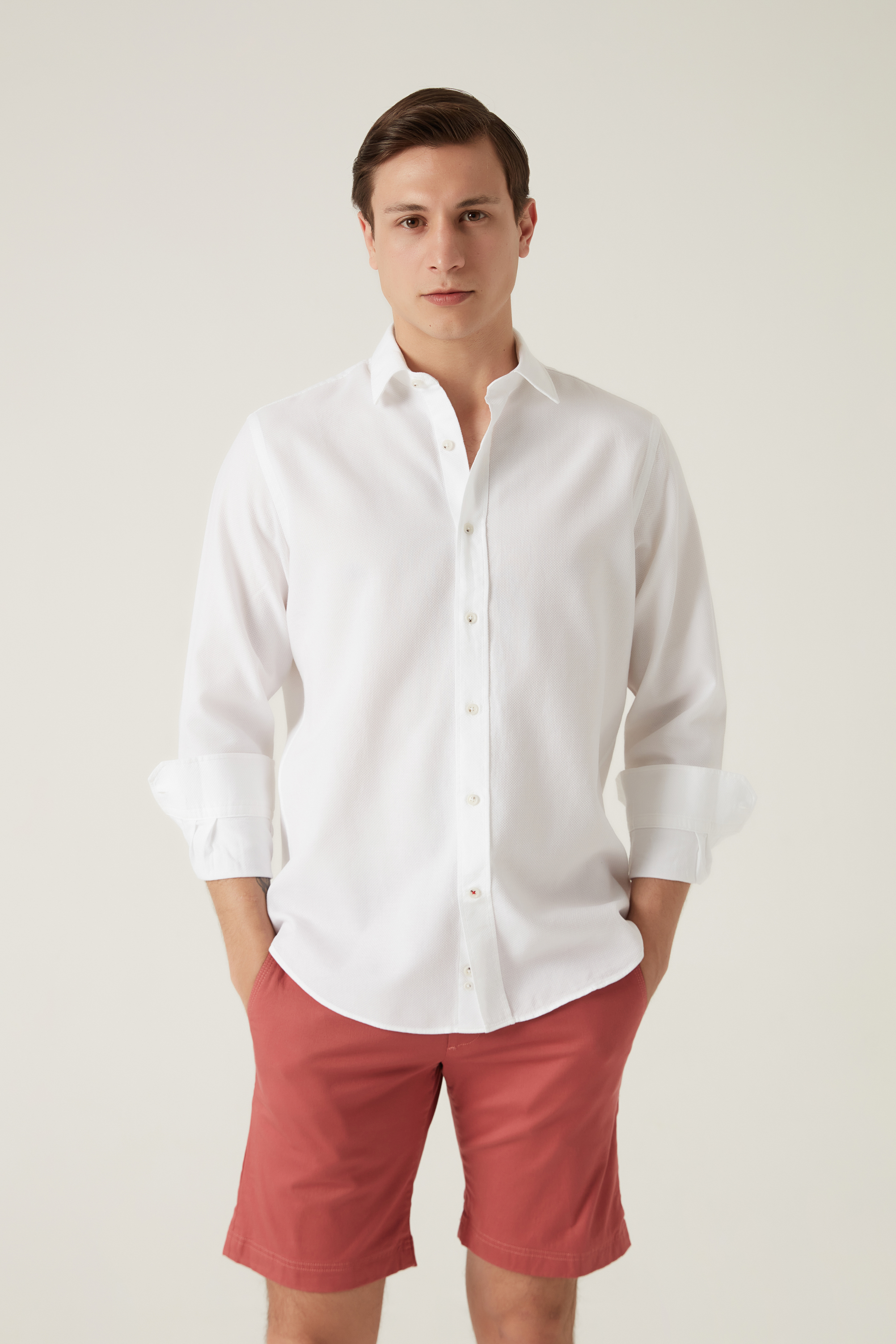 Damat Tween Damat Comfort Beyaz Gömlek. 3