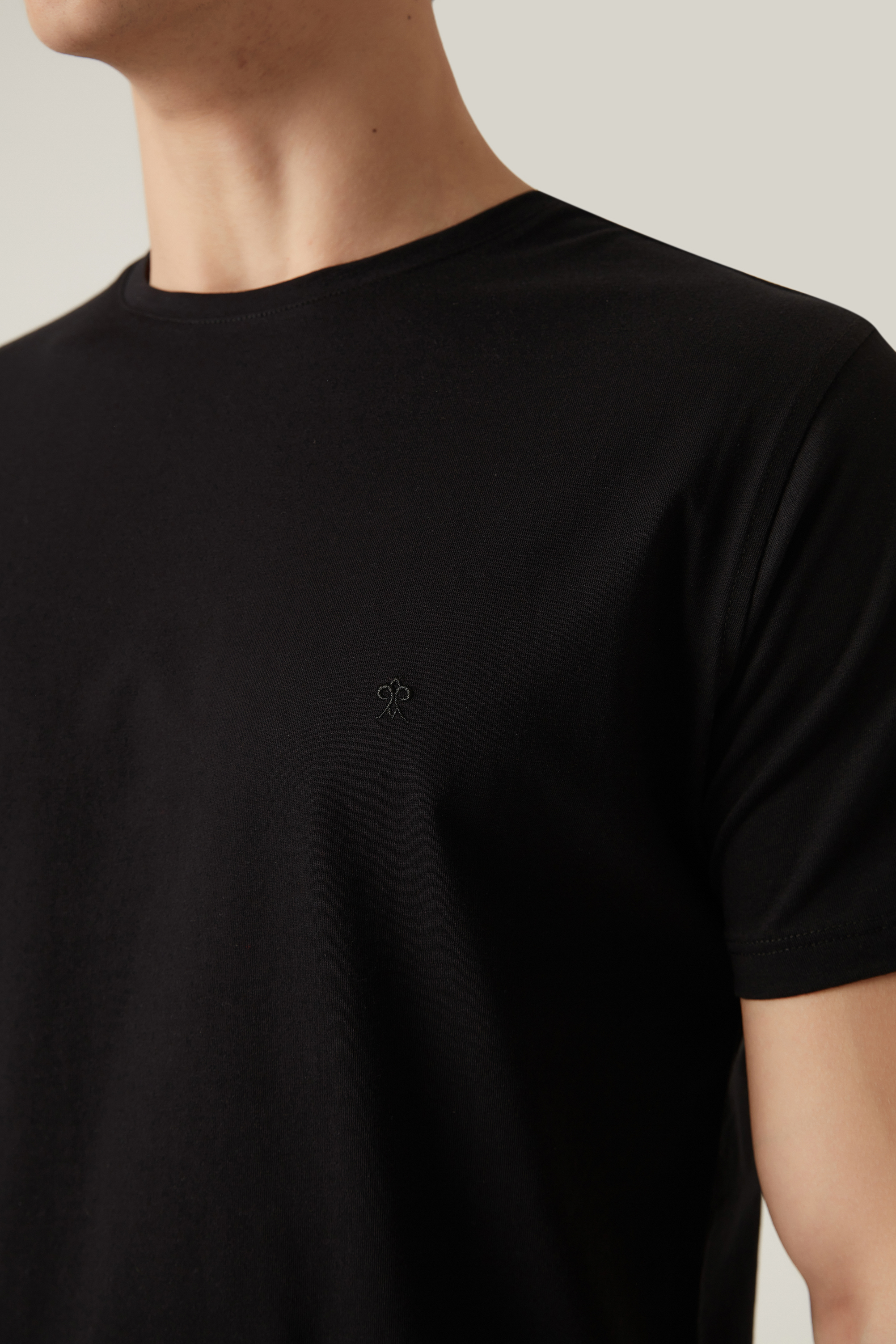 Damat Tween Damat Siyah %100 Pamuk T-Shirt. 3