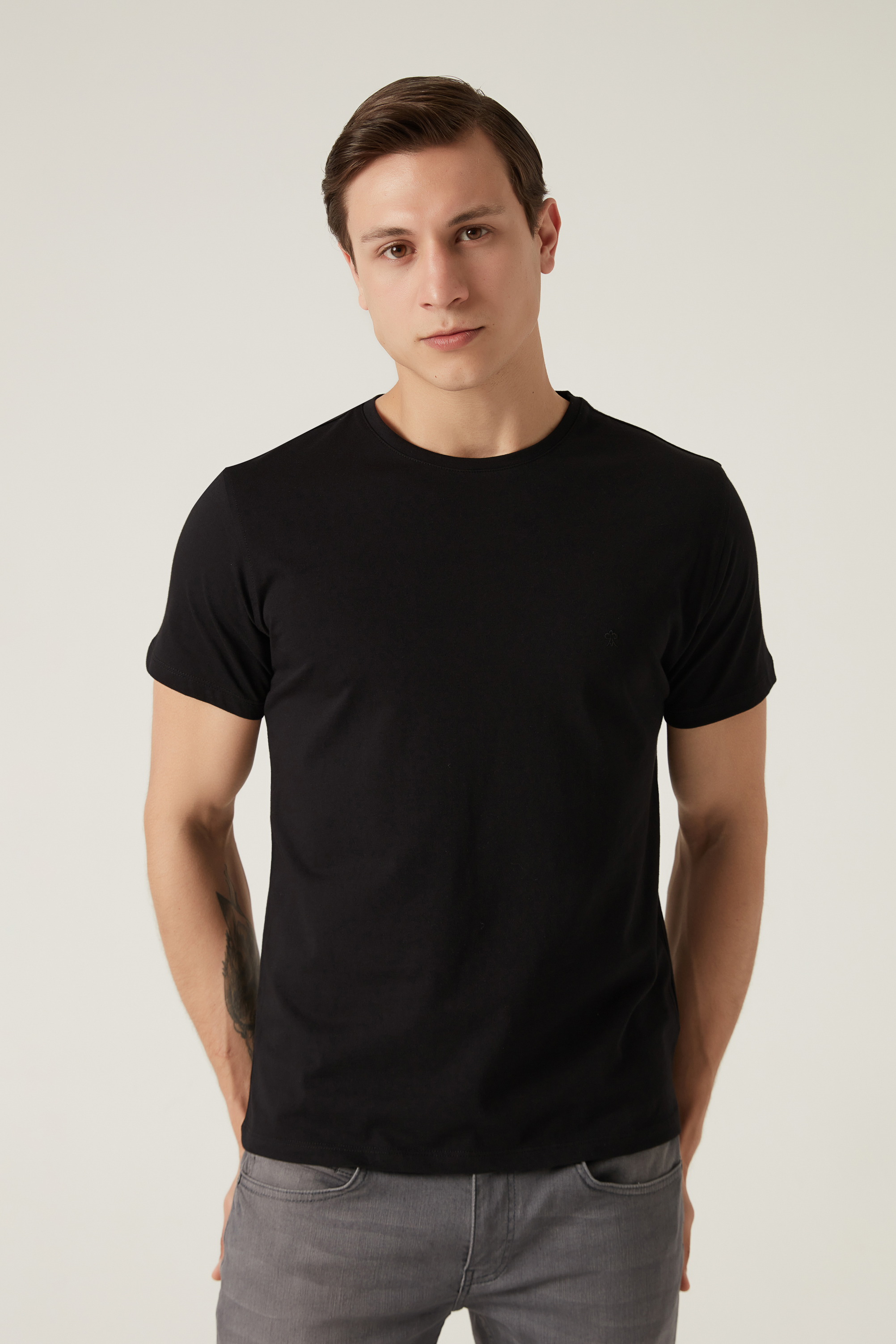 Damat Tween Damat Siyah %100 Pamuk T-Shirt. 1