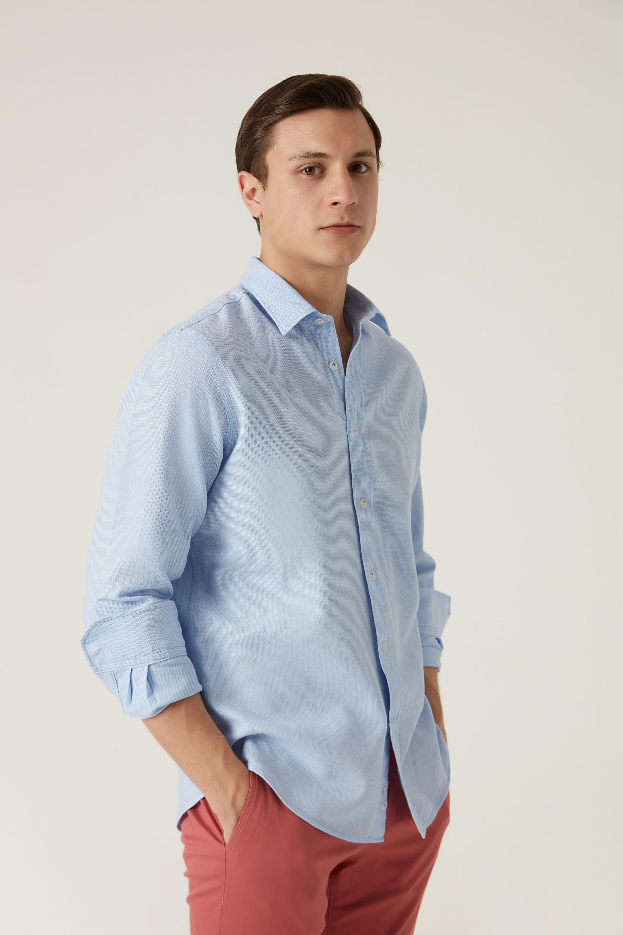 Damat Tween Damat Comfort Mavi Gömlek. 1