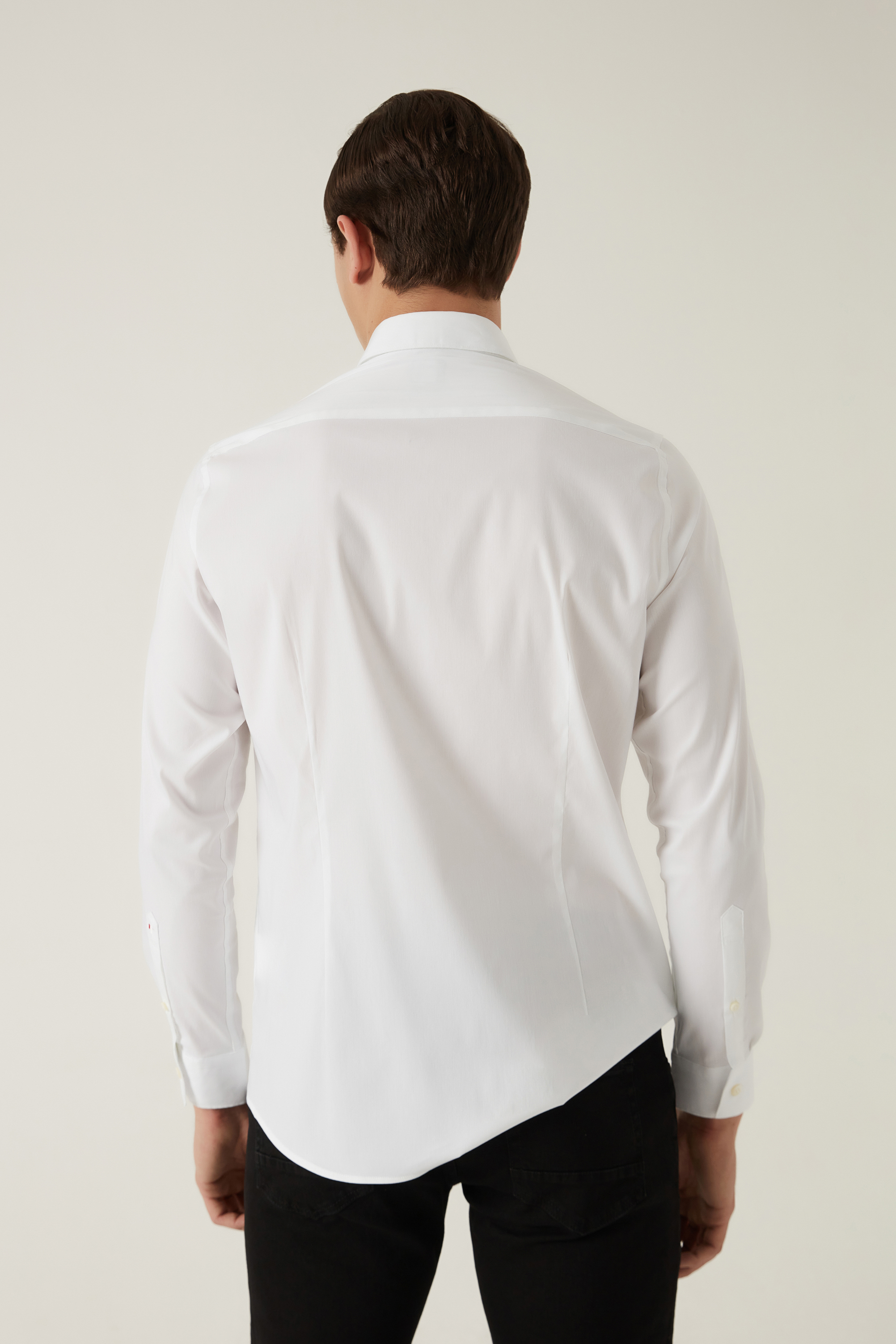 Damat Tween Tween Slim Fit Beyaz Gömlek. 4