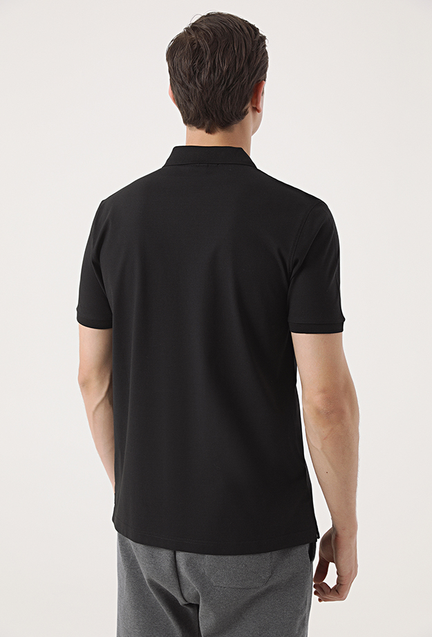 Damat Tween Damat Siyah 60/2 Merserize T-shirt. 4