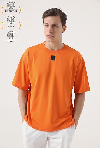 Tween Turuncu Recycle T-shirt - 8682364815517 | Damat Tween