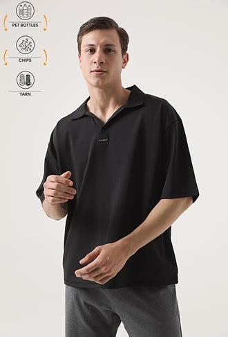 Tween Siyah Recycle T-shirt - 8682364815883 | Damat Tween