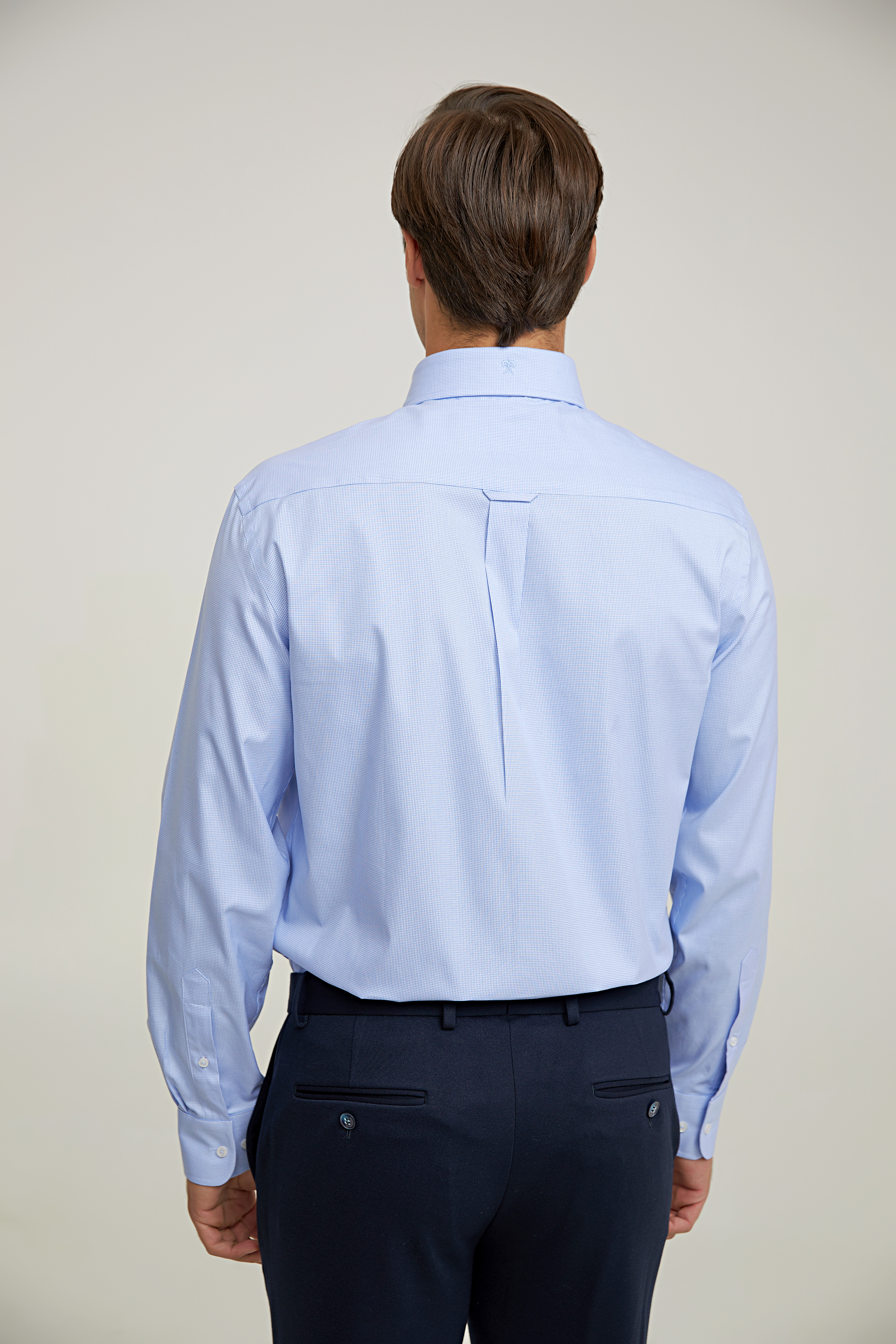 Damat Tween Damat Comfort Mavi Düz Gömlek. 4