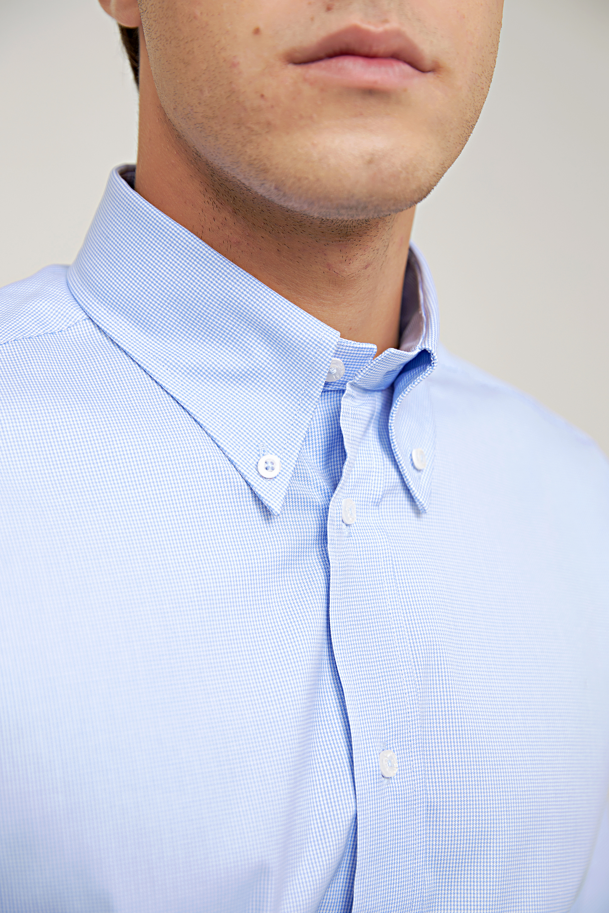 Damat Tween Damat Comfort Mavi Düz Gömlek. 2