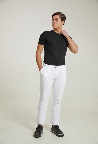 Damat Slim Fit Beyaz Jogger Pantolon - 8682365106201 | Damat Tween