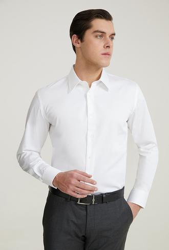 Damat Slim Fit Beyaz Gömlek - 8682365043322 | Damat Tween
