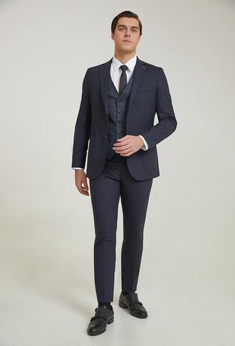 Tween Slim Fit Lacivert Kombinli Takım Elbise - 8682365080723 | Damat Tween