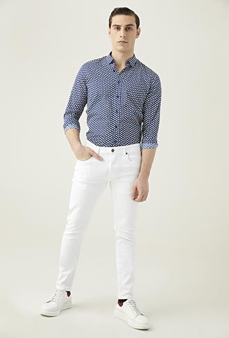 Tween Super Slim Fit Beyaz Denim Pantolon - 8682365188733 | Damat Tween