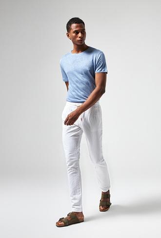 Damat Slim Fit Beyaz Jogger Pantolon - 8682365106188 | Damat Tween