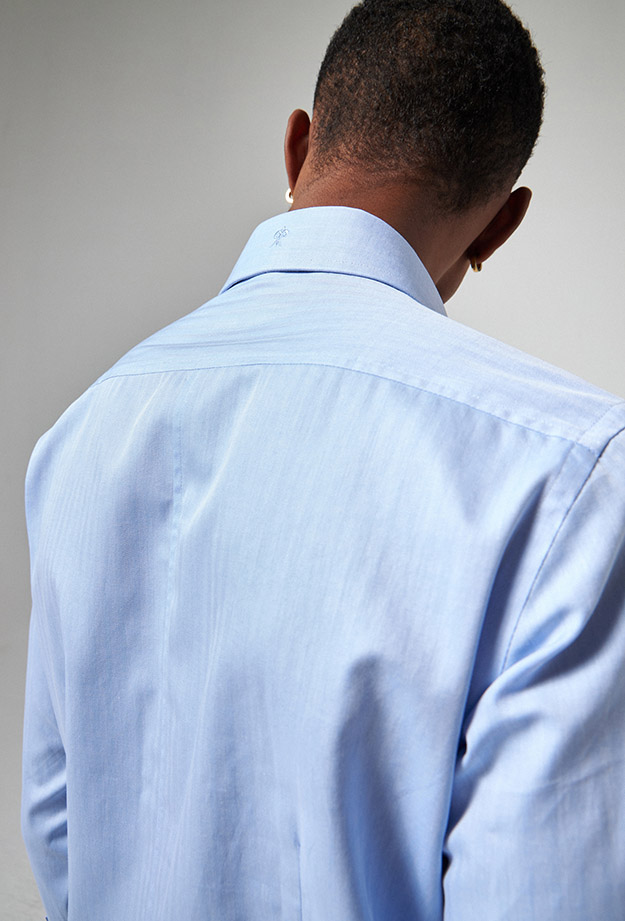 Damat Tween Damat Slim Fit Mavi %100 Pamuk Gömlek. 5