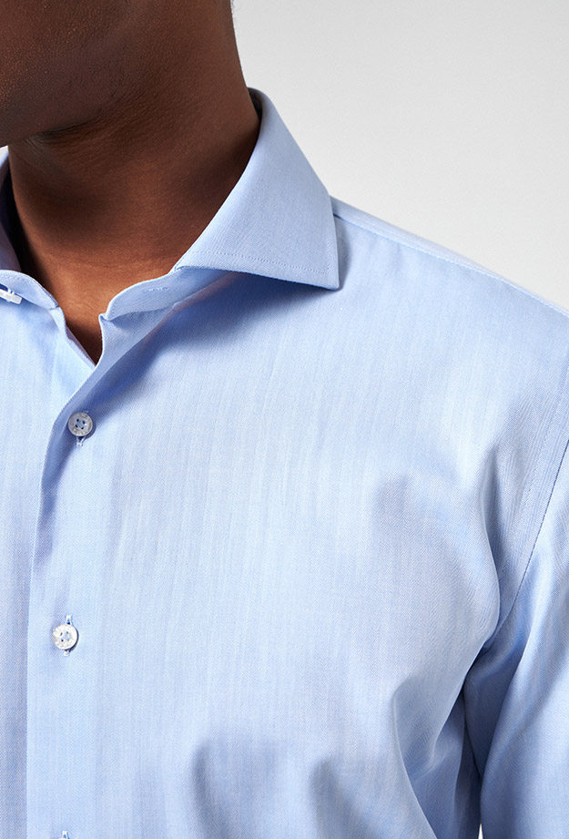 Damat Tween Damat Slim Fit Mavi %100 Pamuk Gömlek. 2