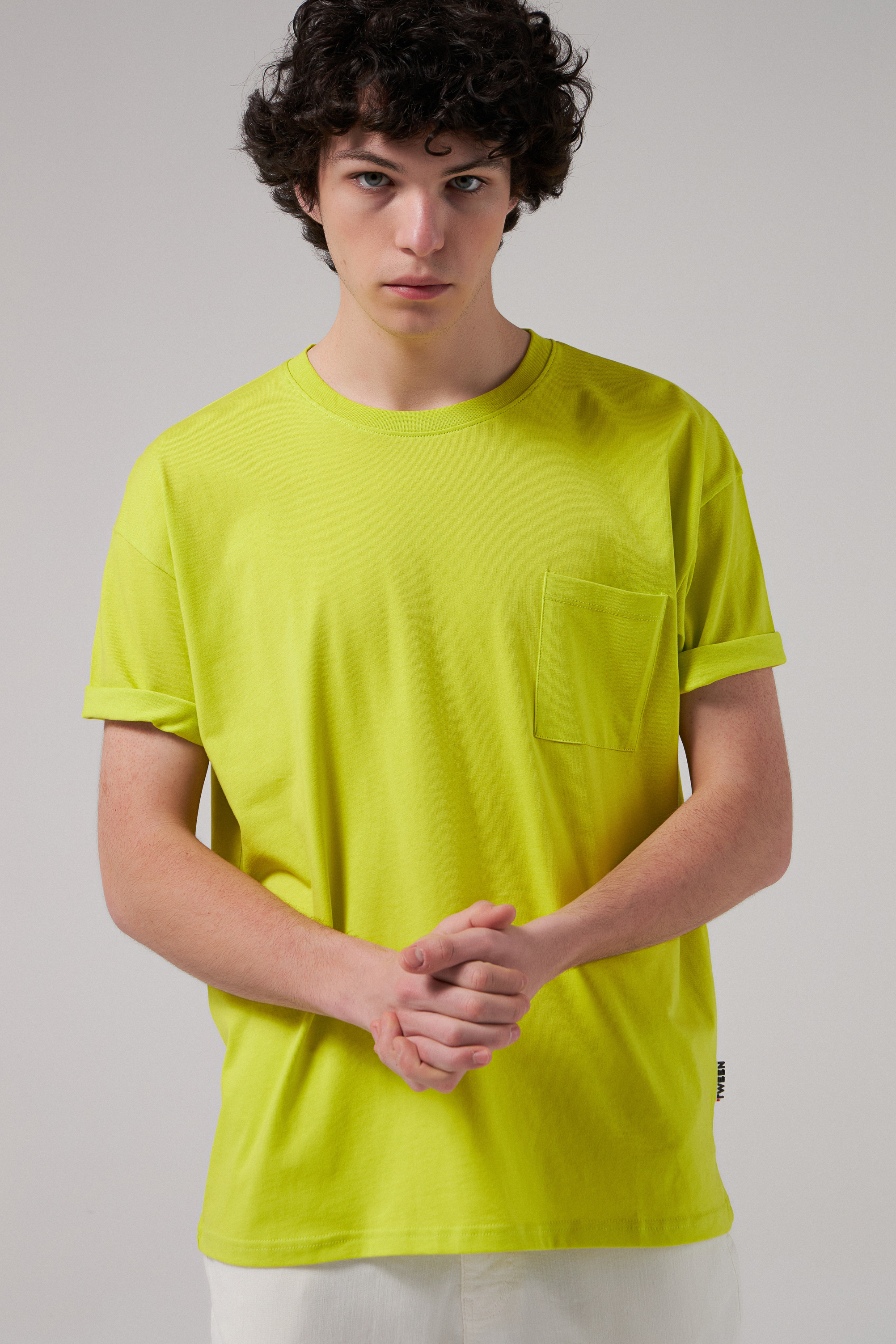 Damat Tween Tween Neon Yeşil T-Shirt. 2