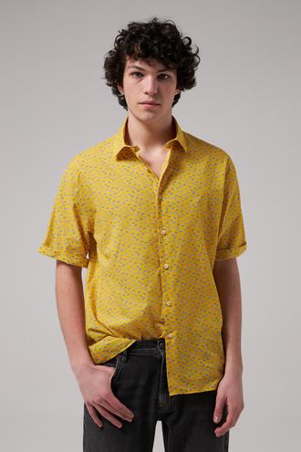 Tween Oversize Sarı Gömlek - 8682365098117 | Damat Tween